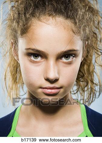 Closeup of girl View Large Photo Image Stock Photo - Closeup of girl. Fotosearch