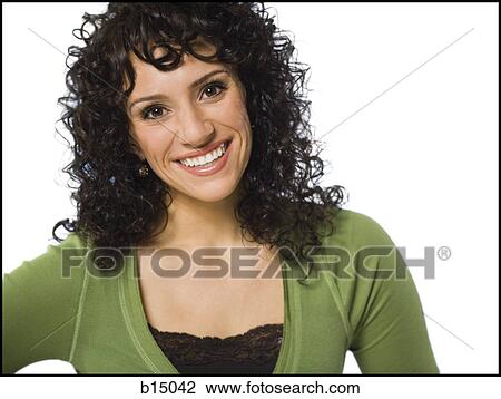 Closeup of woman smiling View Large Photo Image Stock Image - Closeup of woman smiling. Fotosearch