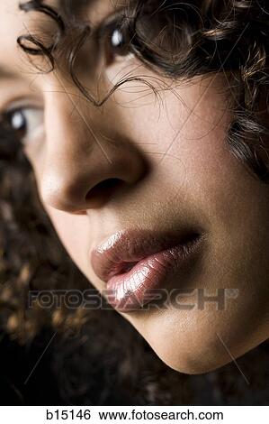 Closeup of woman View Large Photo Image Stock Photograph - Closeup of woman. Fotosearch