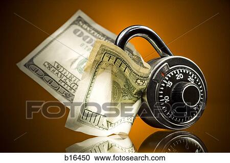 Combination lock with US hundred dollar bill View Large Photo Image Stock Image - Combination lock with US hundred dollar bill. Fotosearch