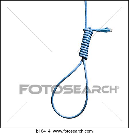 Computer connectors in shape of noose View Large Photo Image Picture - Computer connectors in shape of noose. Fotosearch