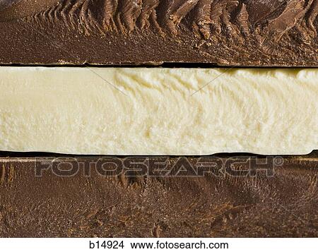 Detailed view of dark and white chocolate View Large Photo Image Picture - Detailed view of dark and white chocolate. Fotosearch