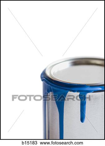 Detailed view of dripping paint can View Large Photo Image Stock Image - Detailed view of dripping paint can. Fotosearch