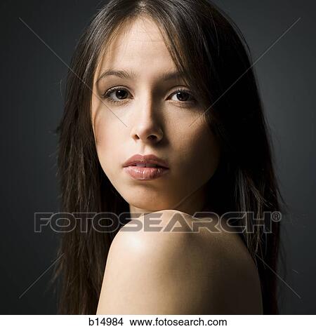 Detailed view of female face View Large Photo Image Picture - Detailed view of female face. Fotosearch