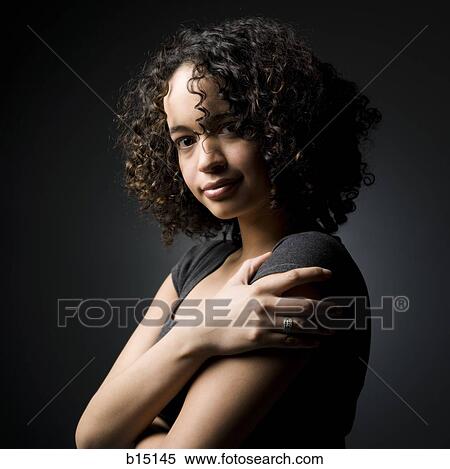 Detailed view of female face View Large Photo Image Stock Photography - Detailed view of female face. Fotosearch