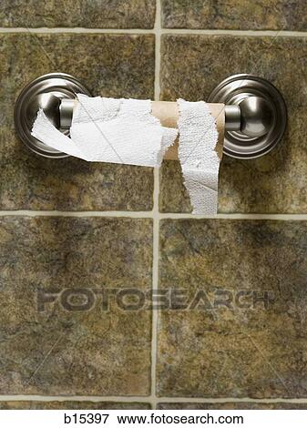 Empty toilet paper roll View Large Photo Image Stock Photo - Empty toilet paper roll. Fotosearch