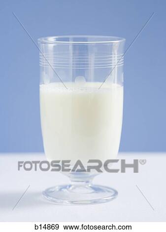 Glass of milk View Large Photo Image Stock Photo - Glass of milk. Fotosearch