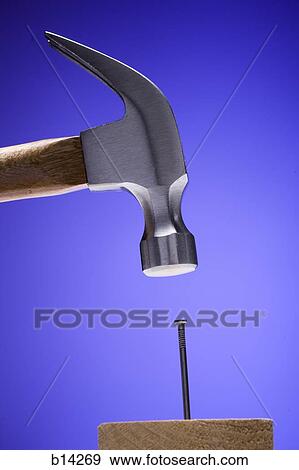 Hammer and nail View Large Photo Image Stock Photo - Hammer and nail. Fotosearch
