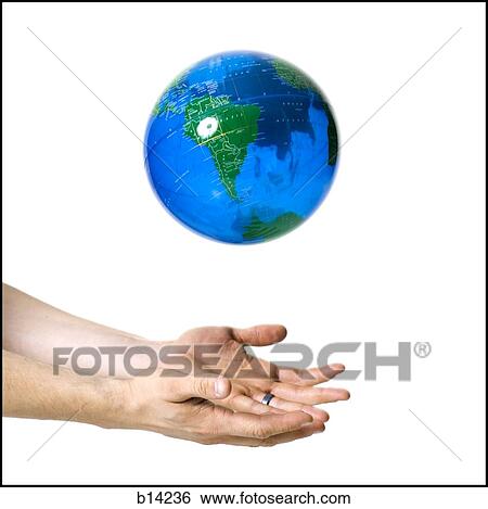 Holding globe View Large Photo Image Stock Photograph - Holding globe. Fotosearch