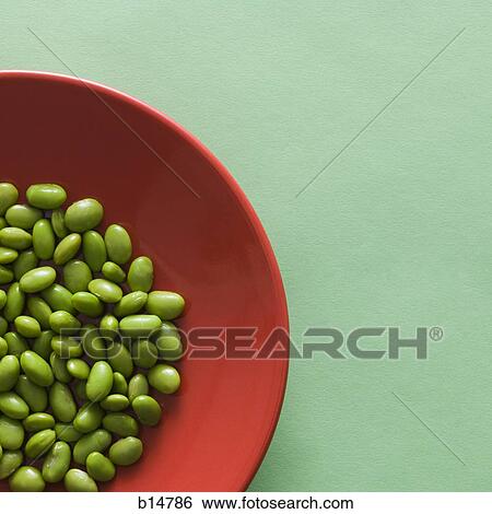 Lima beans in red bowl View Large Photo Image Stock Photograph - Lima beans in red bowl. Fotosearch