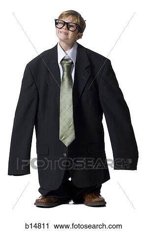 Little boy dressed as business executive View Large Photo Image Stock Image - Little boy dressed as business executive. Fotosearch