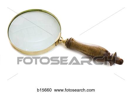 Stock Image - Magnifying glass. Fotosearch