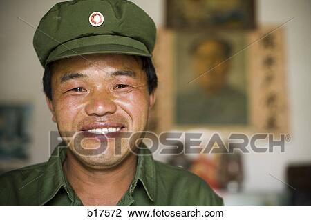 Man in military uniform smiling View Large Photo Image Stock Image - Man in military uniform smiling. Fotosearch