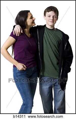 Mother and son View Large Photo Image Stock Image - Mother and son. Fotosearch