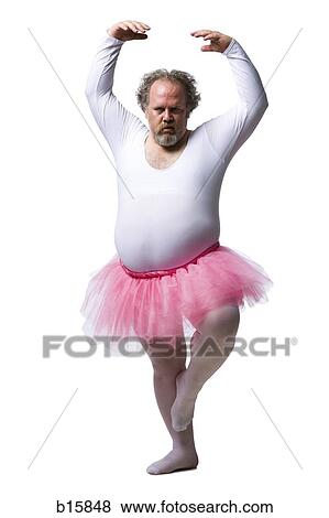 Obese man in tutu dancing View Large Photo Image Stock Photo - Obese man in tutu dancing. Fotosearch