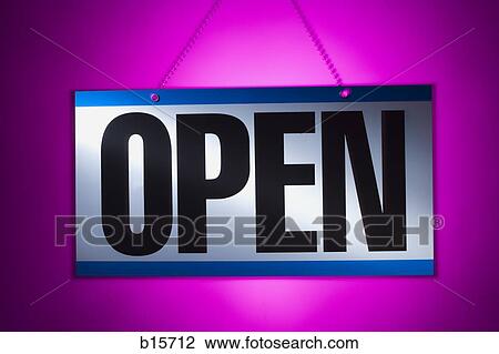 Open sign View Large Photo Image Stock Image - Open sign. Fotosearch