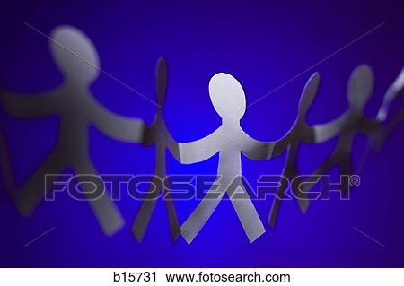 Paper people cutouts View Large Photo Image Stock Image - Paper people cutouts. Fotosearch