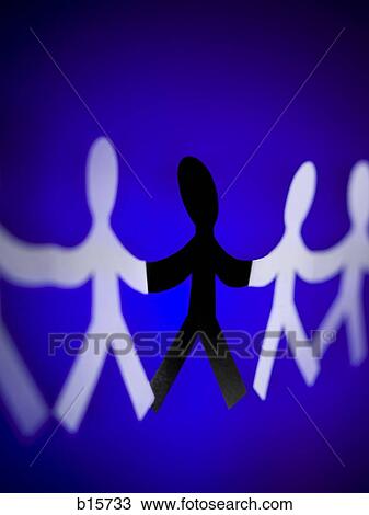 Paper people cutouts View Large Photo Image Stock Image - Paper people cutouts. Fotosearch
