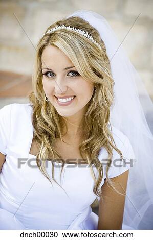 Portrait of a bride with veil View Large Photo Image Stock Image - Portrait of a bride with veil. Fotosearch
