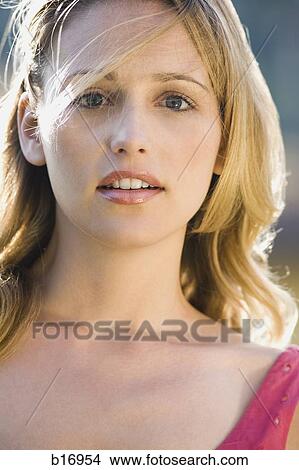 Portrait of a woman outdoors View Large Photo Image Picture - Portrait of a woman outdoors. Fotosearch
