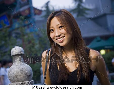 Portrait of a woman outdoors View Large Photo Image Stock Image - Portrait of a woman outdoors. Fotosearch