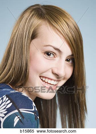 Portrait of a woman smiling View Large Photo Image Stock Photography - Portrait of a woman smiling. Fotosearch