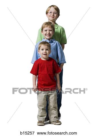 Portrait of three boys View Large Photo Image Stock Photo - Portrait of three boys. Fotosearch