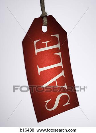 Red sale tag View Large Photo Image Stock Photo - Red sale tag. Fotosearch