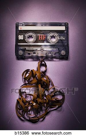 Ruined cassette tape View Large Photo Image Stock Photograph - Ruined cassette tape. Fotosearch