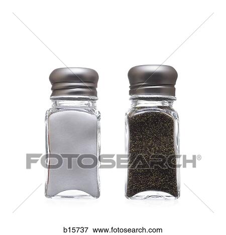 Stock Photo - Salt and pepper shakers. Fotosearch