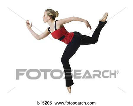 Side profile of female dancer View Large Photo Image Stock Photography - Side profile of female dancer. Fotosearch