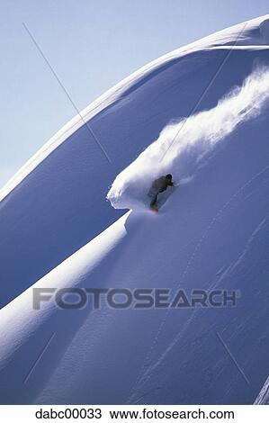 Snowboarder on mountain snowboarding View Large Photo Image Stock Image - Snowboarder on mountain snowboarding. Fotosearch