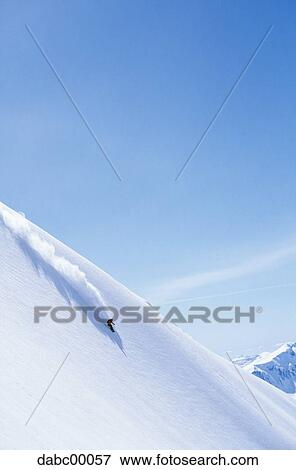 Snowboarder on mountain snowboarding View Large Photo Image Stock Photo - Snowboarder on mountain snowboarding. Fotosearch