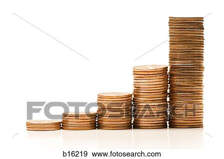 Stacks of pennies View Large Photo Image Stock Photo - Stacks of pennies. Fotosearch