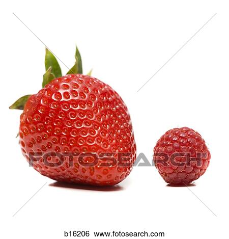 Strawberry and raspberry View Large Photo Image Stock Photograph - Strawberry and raspberry. Fotosearch