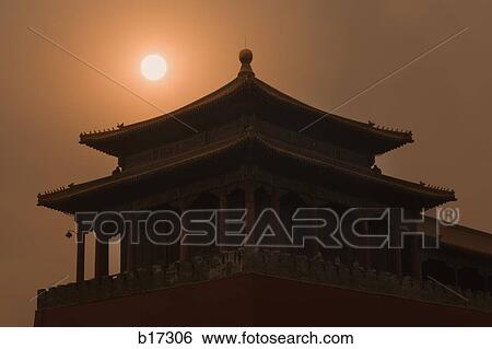 Sunrise or sunset with pagoda View Large Photo Image Stock Photograph - Sunrise or sunset with pagoda. Fotosearch