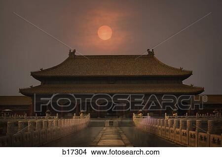 Sunrise or sunset with pagodas View Large Photo Image Picture - Sunrise or sunset with pagodas. Fotosearch