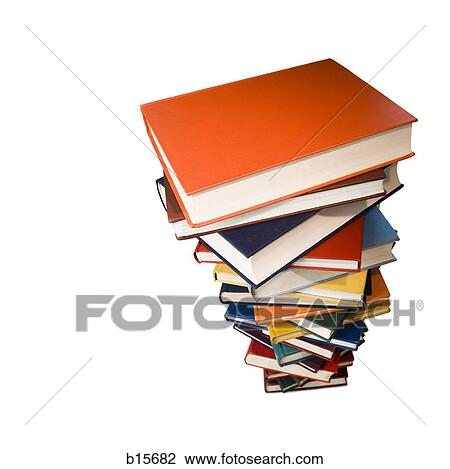 Tall pile of hardcover books View Large Photo Image Stock Image - Tall pile of hardcover books. Fotosearch
