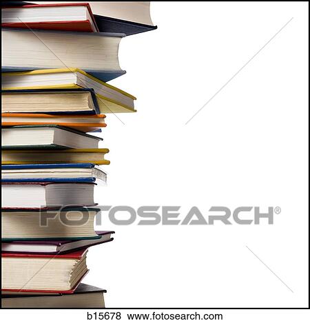 Tall pile of hardcover books View Large Photo Image Stock Photo - Tall pile of hardcover books. Fotosearch