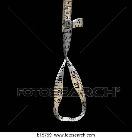 Tape measure forming noose View Large Photo Image Stock Photo - Tape measure forming noose. Fotosearch
