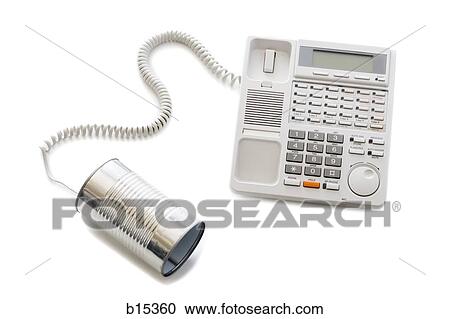 Telephone with can attached to cord View Large Photo Image Stock Image - Telephone with can attached to cord. Fotosearch