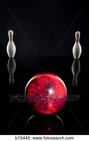 Two bowling pins and bowling ball View Large Photo Image Stock Photography - Two bowling pins and bowling ball. Fotosearch