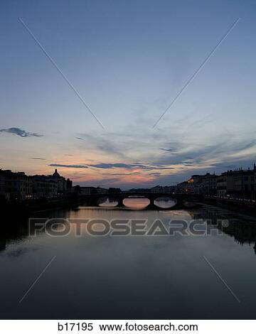 Village with bridge over canal at sunset View Large Photo Image Stock Photography - Village with bridge over canal at sunset. Fotosearch
