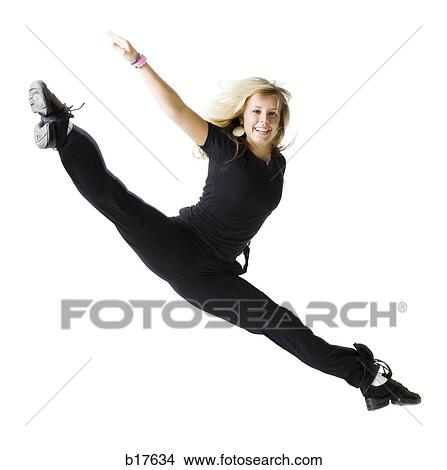 Woman dancing and smiling View Large Photo Image Picture - Woman dancing and smiling. Fotosearch