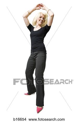 Picture - Woman dancing. Fotosearch