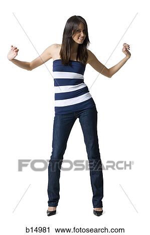 Woman dancing View Large Photo Image Stock Image - Woman dancing. Fotosearch