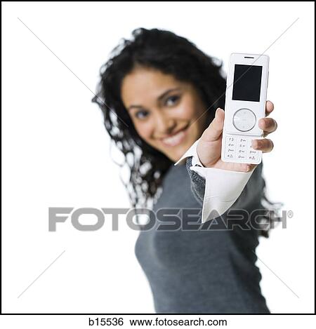 Woman holding PDA View Large Photo Image Stock Photograph - Woman holding PDA. Fotosearch
