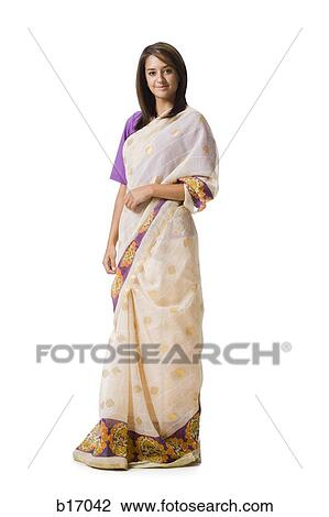 Woman in traditional East Indian dress smiling View Large Photo Image Stock Image - Woman in traditional East Indian dress smiling. Fotosearch