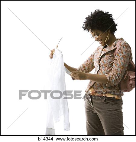 Picture - Woman shopping. Fotosearch