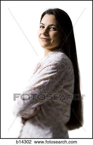 Woman smiling View Large Photo Image Stock Image - Woman smiling. Fotosearch